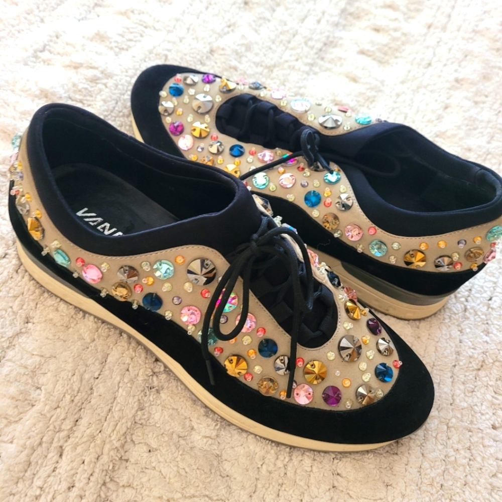 Vaneli sport jeweled sneakers size 8.5